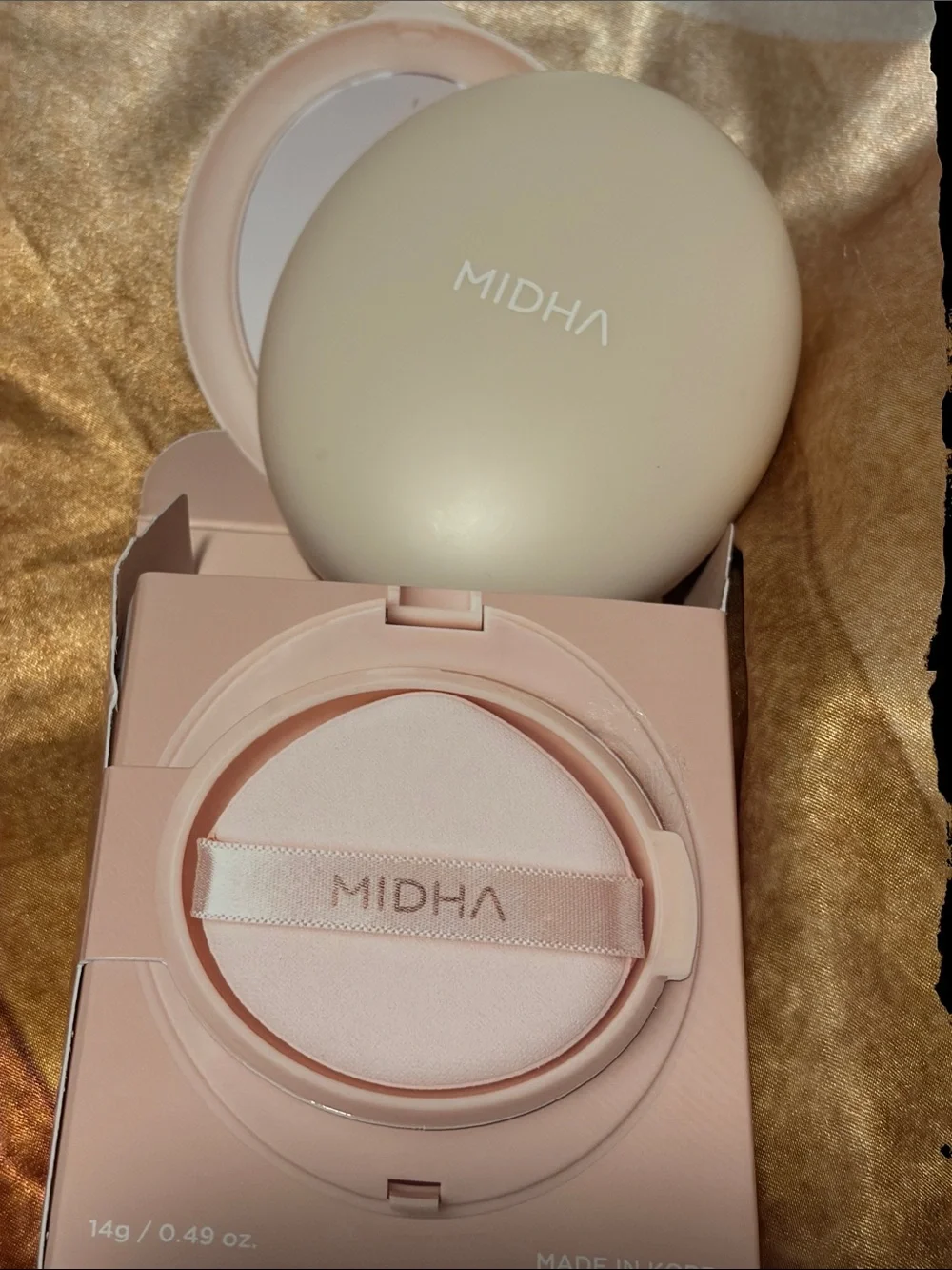MIDHA Rice Skin Fit Caushion N23 sand swatched once
